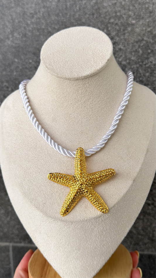 Collar cuerda estrella