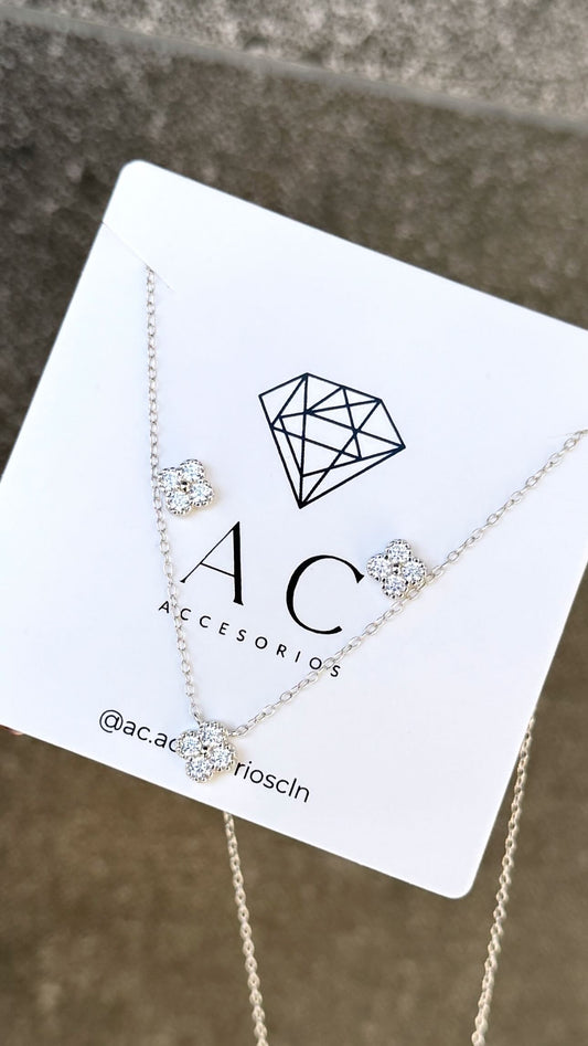 Set collar y aretes